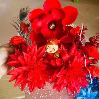  Set phụ kiện trang trí tháp bánh kẹo tháp nước ngày lễ tết 