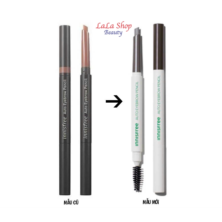 Chì Kẻ Mày 2 Đầu Innisfree Auto Eyebrow Pencil