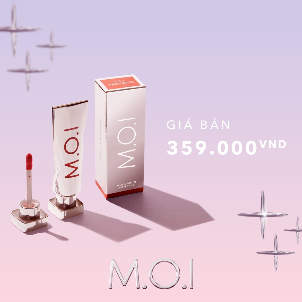 Son dưỡng có màu M.O.I Jelly Lipgloss