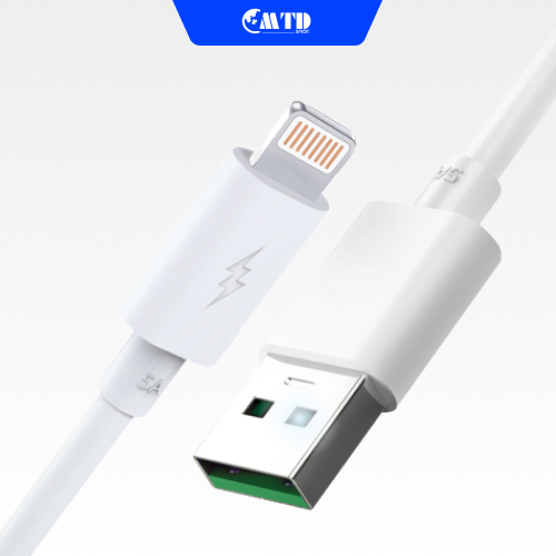 Cáp sạc siêu nhanh cho IPhone dài 1M, Chuẩn sạc nhanh không nóng máy