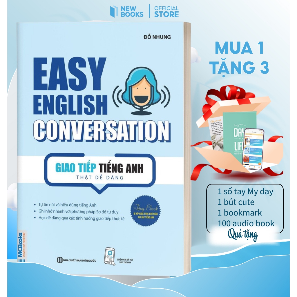Easy English Conversation - Giao tiếp tiếng Anh thật dễ dàng - Sách Chính Hãng - Newbooks