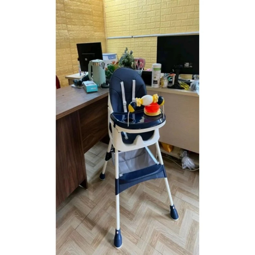 Ghế ăn dặm cho bé Babychic Ghế ăn dặm đa năng gấp gọn có bánh xe cho bé Y
