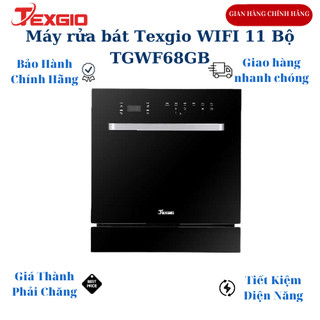 Máy rửa bát texgio wifi 11 bộ tgwf68gb