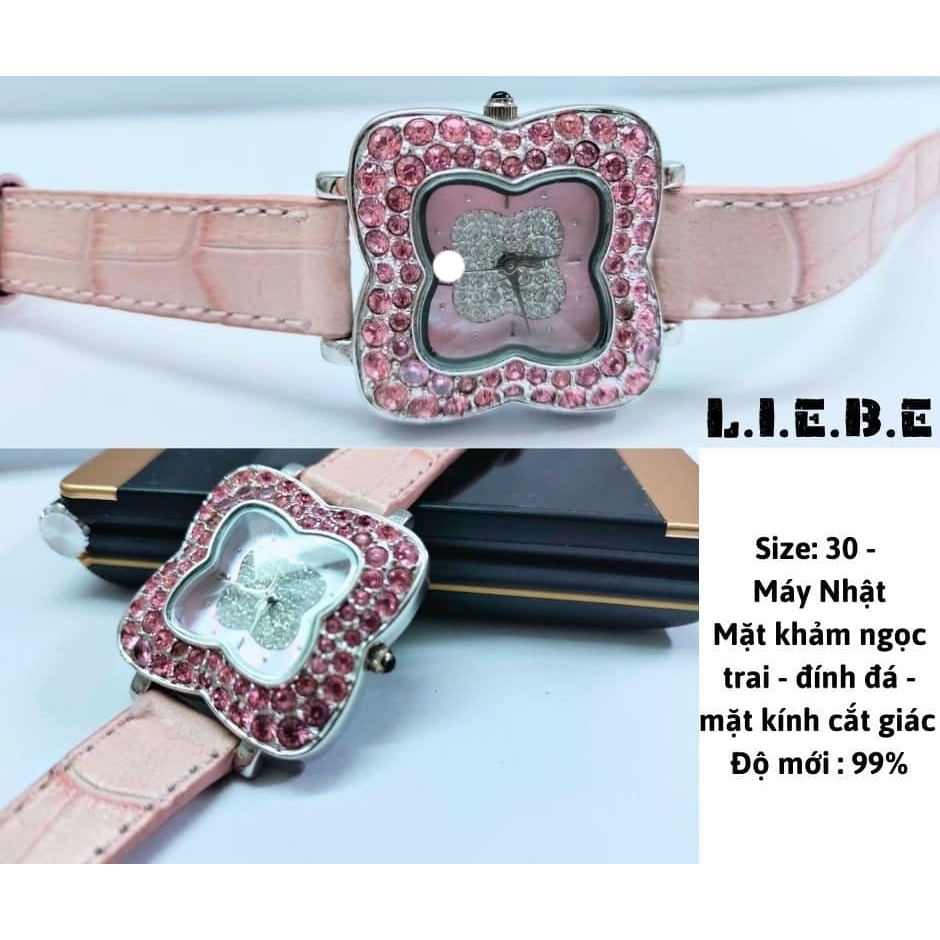 SALE ĐỒNG HỒ SI NHẬT NỮ HIỆU L.I.E.B.E  SIÊU ĐẸP