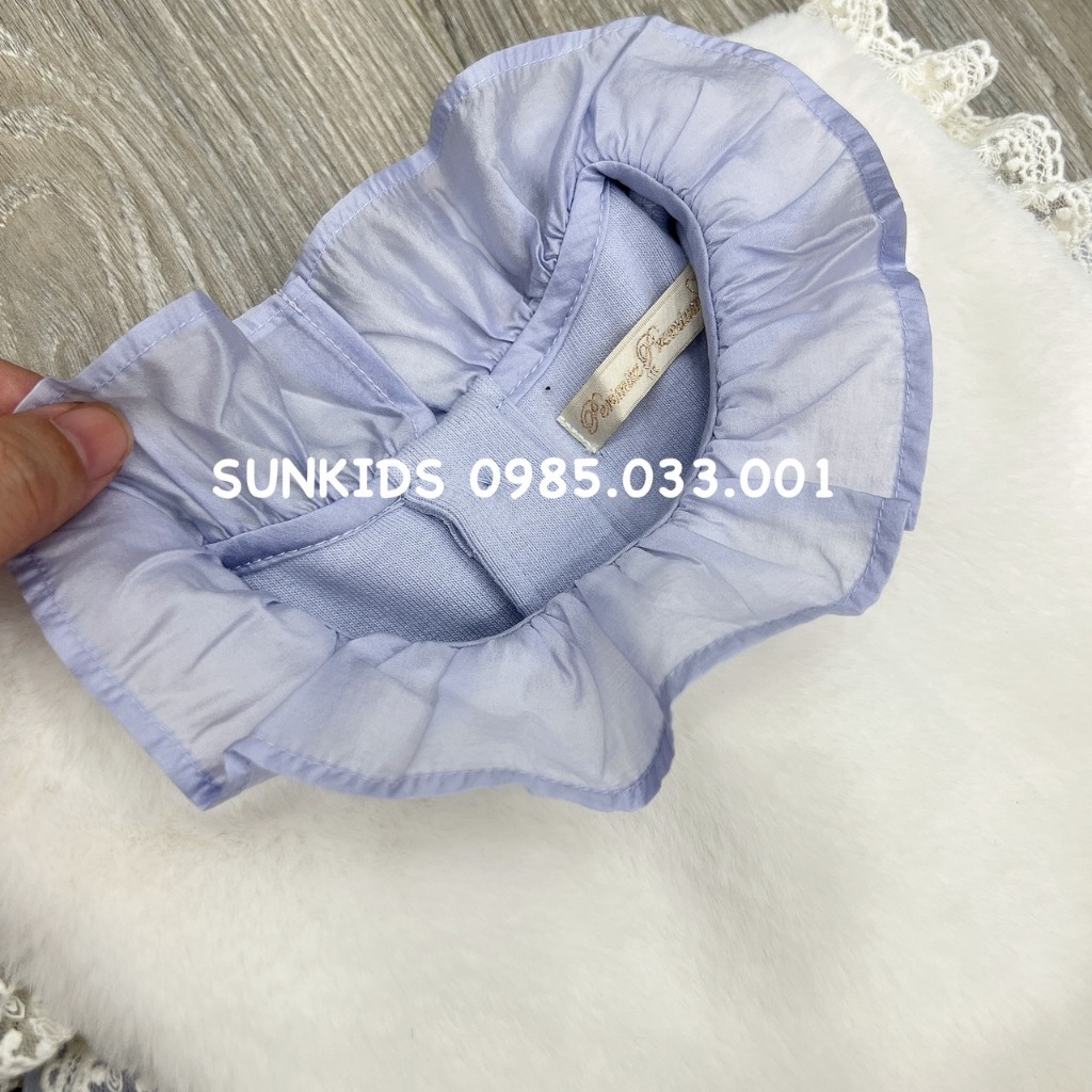 Set váy bé gái Peri mit kèm gile lông rời