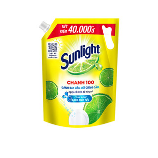 Nước rửa chén Sunlight Chanh 100 3.5kg