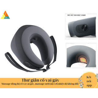 Gối massage cổ thông minh xm mijia mjnkam01sks chườm ấm