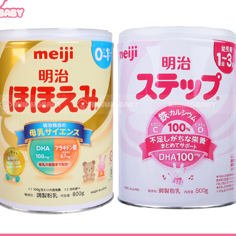 [Chính hãng] Sữa Bột Meiji Nội địa Số 0-1 và 1-3 800g