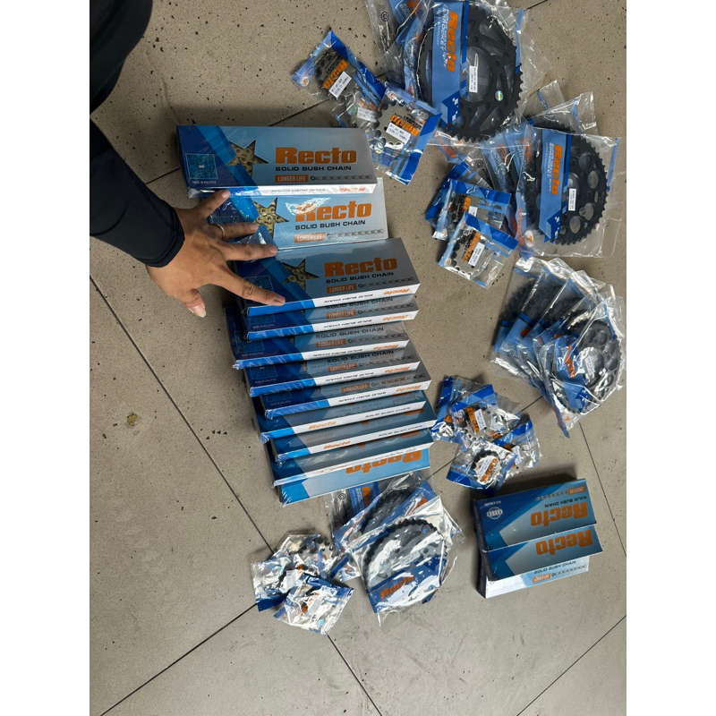 Sên vàng,sên đen chính hãng RECTO [ 124L 132L 9LY 122L 132L 10LY MALAYSIA