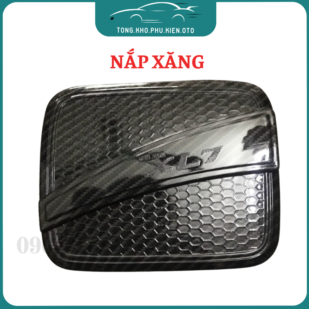 Ốp Tay nắm, Hõm Cửa, Nắp xăng cacbon Xe Suzuki XL7 2020- 2021-2022-2023 Mẫu Carbon hàng đẹp