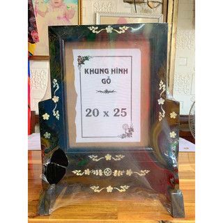 Khung hình thờ gỗ tràm để ảnh 20x25 và 20x30