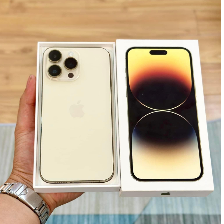 Điện thoại 𝟏𝟒𝐏𝐫𝐨𝐦𝐚𝐱 𝐧𝐞𝐰 𝐛𝐚̉𝐧 𝐕𝐍𝐀. Hình thức đẹp Pin Nguyên 100. Bảo Hành 1 Năm