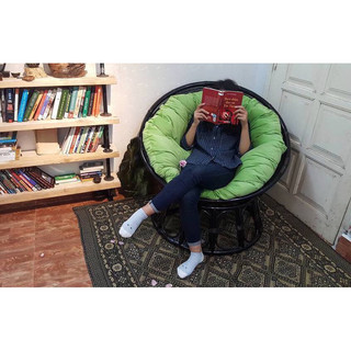 Ghế papasan thư giãn ghế lười đọc sách ghế ban công ghế trang trí