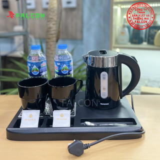 Bộ Ấm siêu tốc khách sạn chất lượng cao, 3 chi tiết chuyên dụng cho các nhà nghỉ, khách sạn, resot, khu nghỉ dưỡng,...