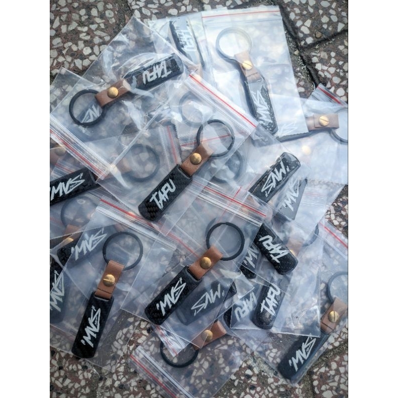 Móc khóa Carbon Logo MVS, TAFU