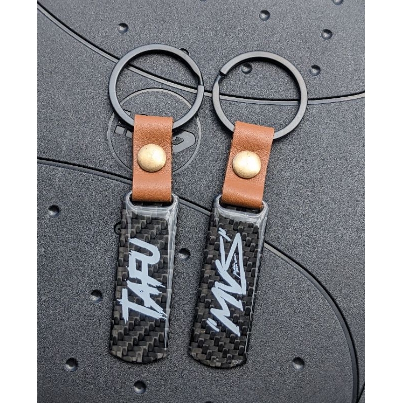 Móc khóa Carbon Logo MVS, TAFU