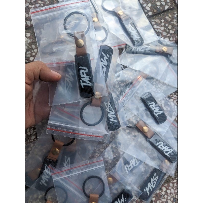 Móc khóa Carbon Logo MVS, TAFU