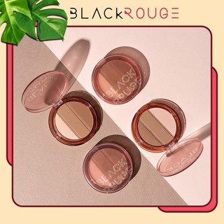 Tạo khối + highlight BLACK ROUGE up and down triple Tạo khối phấn khối CLIO Blusher Palette trang điểm mặt TK chumia