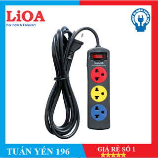 Ổ Cắm Kéo Dài Phổ Thông LIOA 3TS5-2-3TSN5.2.5 (Dây 5m)