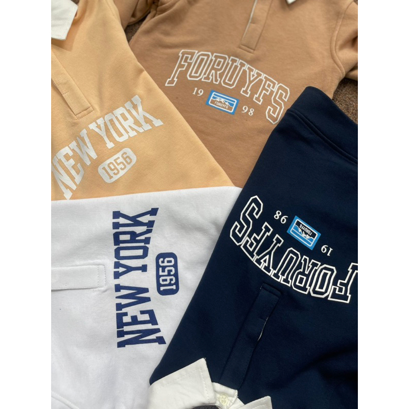 Áo polo da cá dài tay unisex