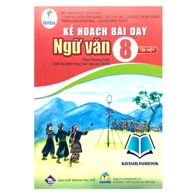 Sách - Combo Kế hoạch bài dạy Ngữ Văn 8 - tập 1 + 2