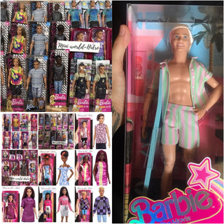 Búp bê Ken Fashionistas, búp bê Ken nghề nghiệp pha chế, đá banh, da đen the movie chính hãng