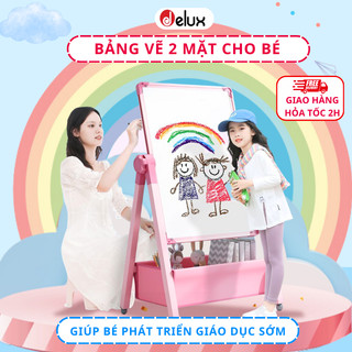 Bảng vẽ cho bé hai mặt có từ tính, xoá dễ dàng, không bám bụi