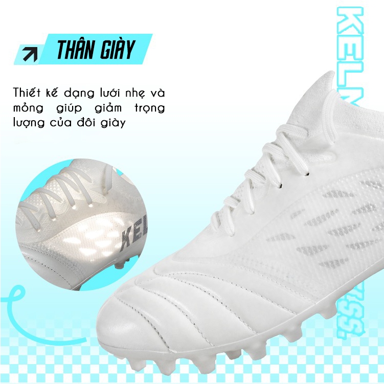 Giày Đá Bóng KELME TLSS ZX Da Kangaroo Cao Cấp