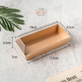 50 chiếc hộp Kraft đựng bánh ngọt . đựng mochi