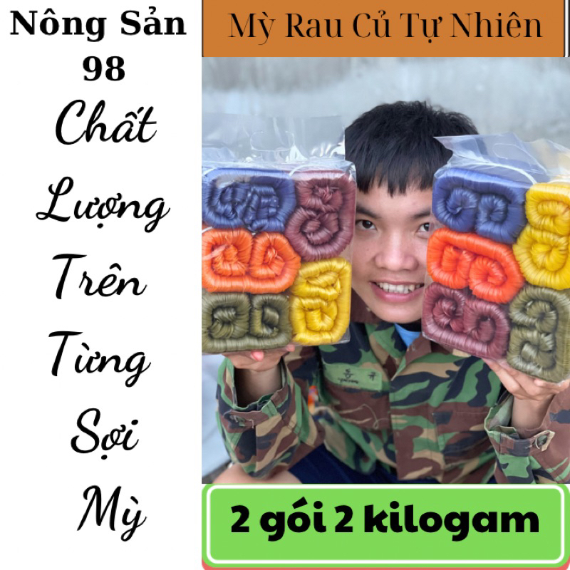 2KG Mỳ Rau Củ tự nhiên.