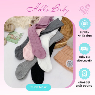 Quần tất Quảng Châu có bản size 1-5Y cho bé, quần tất len gân cực đẹp, màu xinh dễ mix đồ