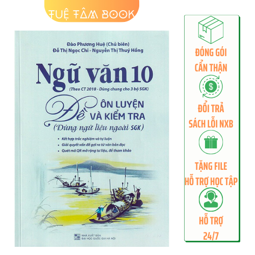 Sách - Đề ôn luyện và kiểm tra Ngữ Văn 10 (dùng ngữ liệu ngoài sách giáo khoa)