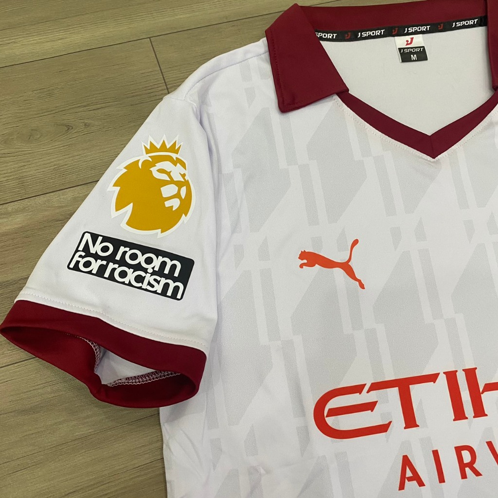 Bộ quần áo bóng đá Man City trắng  sân khách 2024-FLG Norrom mới