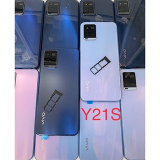 Bộ vỏ vivo Y21S (gồn sườn, maket,lưng ,nút tăng giảm có kính cam)