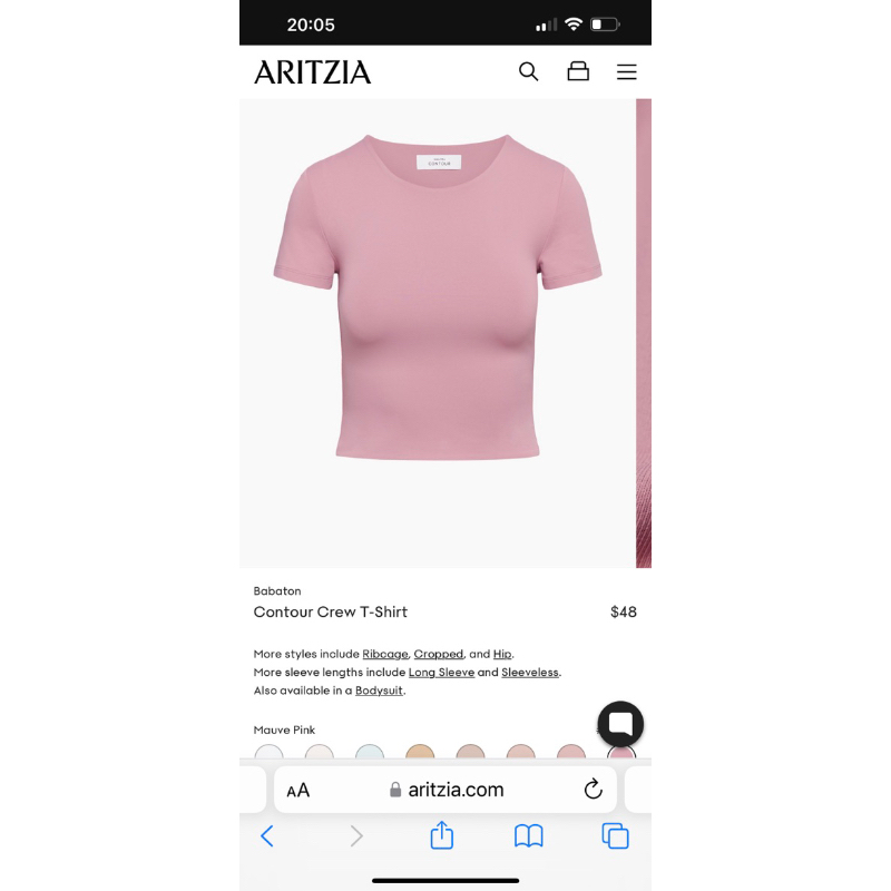 Babaton áo dài qua rốn size M