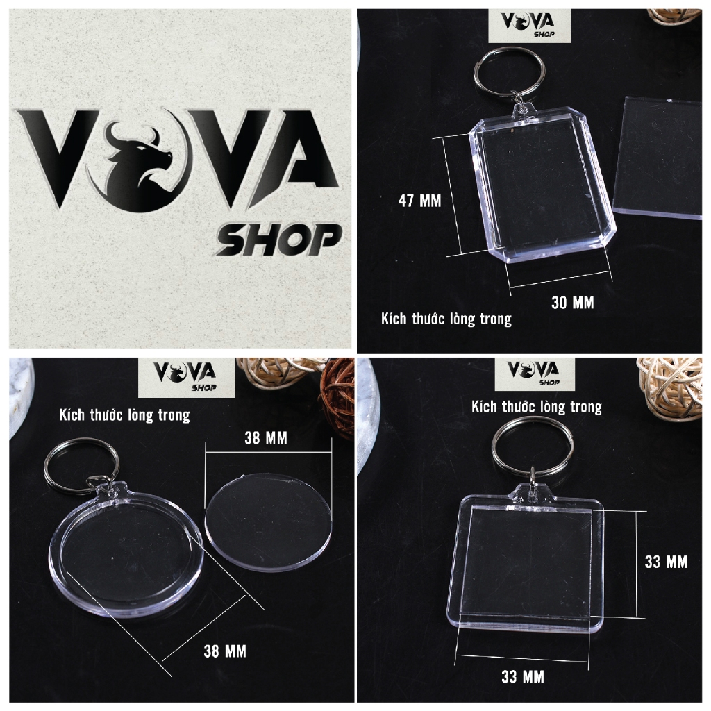 Móc khóa mica IN HÌNH THEO YÊU CẦU- NHẬN IN TỪ 01 CÁI TRỞ LÊN