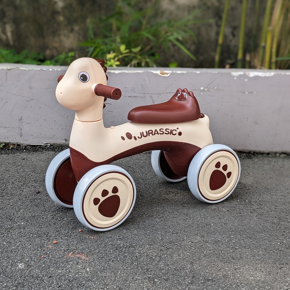 Xe chòi chân cho bé hình Khủng Long đáng yêu BABY PLAZA SW-6133 có nhạc