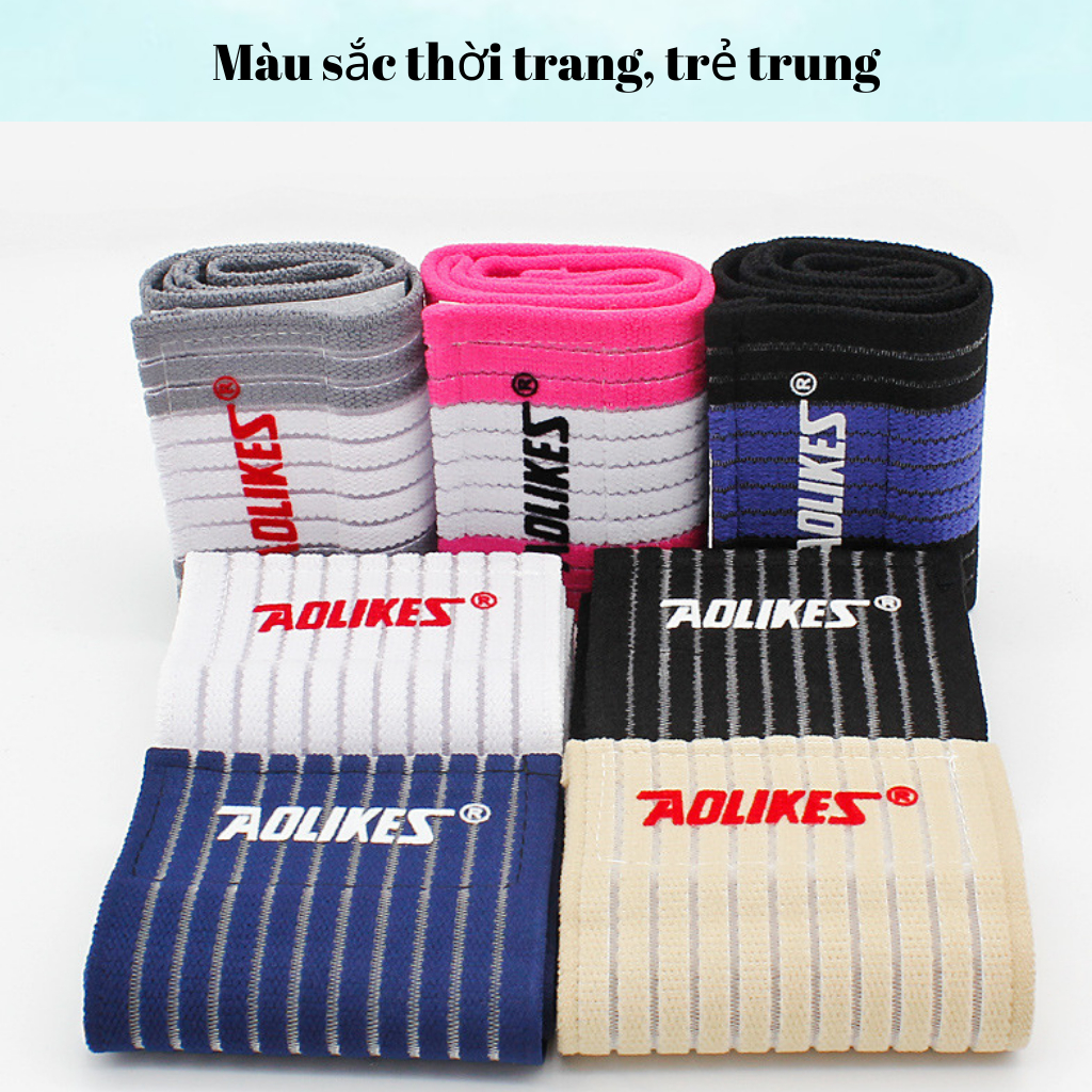 Băng quấn cổ tay chính hãng Aolikes hỗ trợ bảo vệ cổ tay khi chơi thể thao, bóng chuyền bóng rổ cầu lông