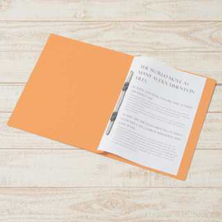 NGUYÊN XẤP 10 CÁI Bìa acco giấy A4 Plus có kẹp 78-037 A4-S 021N