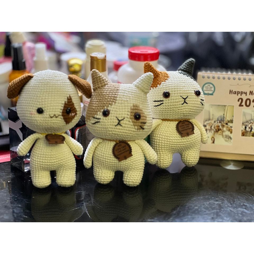 Gấu len đan tay thủ công Saigontimes