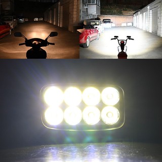 Đèn led pha cho xe máy 8 bóng