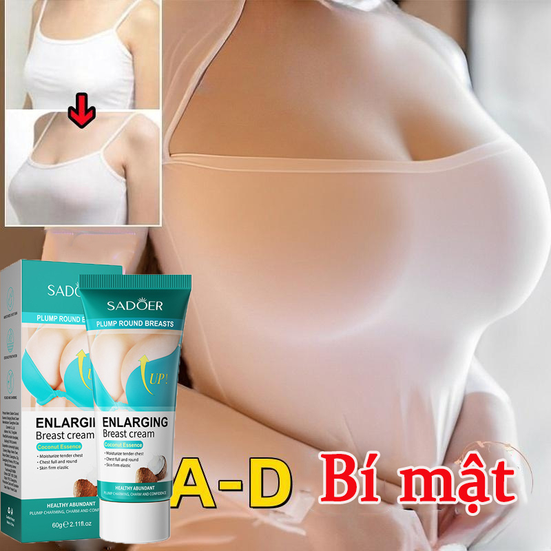 Kem nở ngực SADOER Chiết xuất dừa đu đủ Nhanh chóng nở ngực Massage tự nhiên Làm săn chắc ngực Nữ làm đẹp ngực 60g