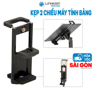 🎃🎃 Kẹp 2 chiều i-pad Máy Tính Bảng điện thoại đèn livestream , live