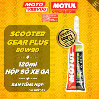 [MTVV] Dầu nhớt hộp số nhớt láp xe tay ga MOTUL Scooter Gear Plus SEA 80W90 API GL-5 120ml<END>