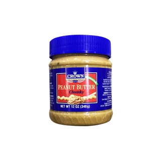 Bơ đậu phộng nghiền hạt giòn Peanut Butter Chunky hiệu Crown 340g