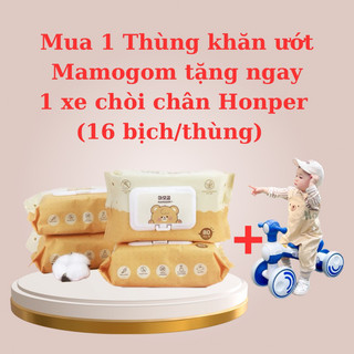 1 thùng 16 bịch khăn ướt Mamogom date 2025