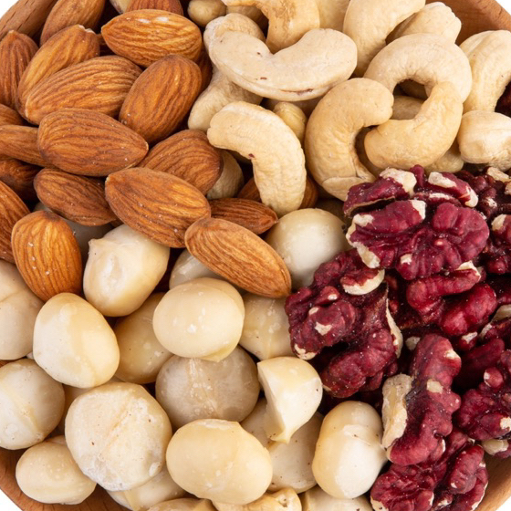 Hạt dinh dưỡng mix hạt sấy nguyên vị Macca Óc Chó Hạnh Nhân Hạt Điều Hạt Bí