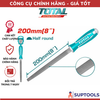 Giũa sắt hình bán nguyệt total tht91286 dài 20cm bào dũa sắt