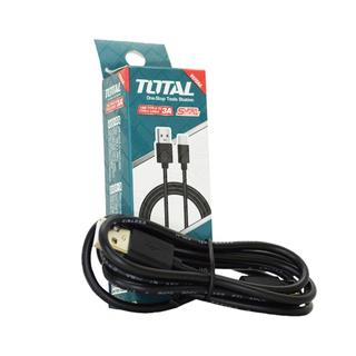 Dây cáp sạc USB type-A sang type-C 1M TOTAL TIUCC01 (Hàng chính hãng)