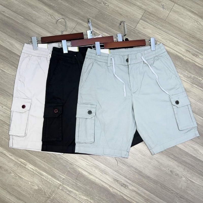 Quần Short ka ki túi hộp thời trang chất ka ki co giãn mềm mịn thoáng mát.